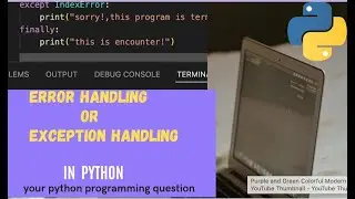 #day23 :-What is error and exception handling in 🐍 python | error handling on python for #beginners