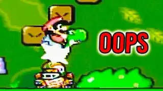 I GLITCHED Yoshi In Super Mario World...