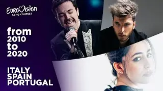Eurovision: Tops — Italy, Spain & Portugal (2010-2020)