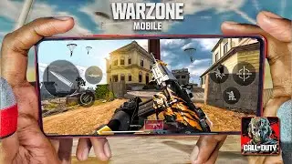 COD Warzone Mobile Max Graphics HANDCAM Gameplay on iQOO neo 9 pro 