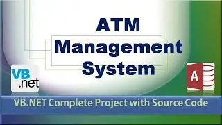 VB.NET | ATM System Project with MS Access Database