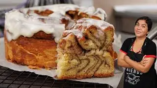 Giant cinnamon roll an easy and delicious bread