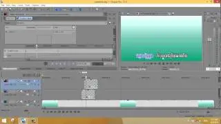 Sony Vegas Pro 12 - Create Karaoke Text