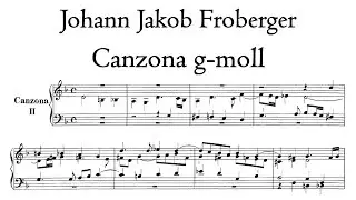 Froberger - Canzona in G minor - 'Bach' organ, Regensburg, Hauptwerk