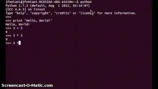 Quick example of python