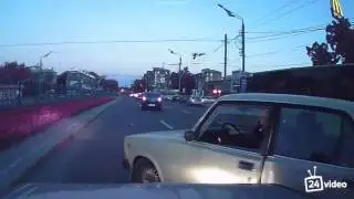 Карма настигла неадекватного водителя