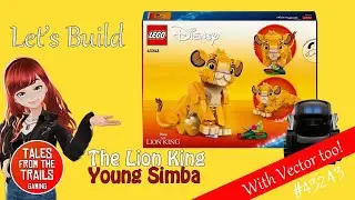 Lego: Young Simba | #43243 | Lion King | Lego with Vector the Robot