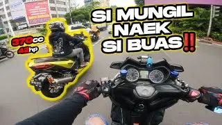XMAX BORE UP 370CC 42HP DI TEST MANTAN CEWEK