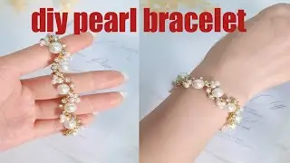 diy pearl bracelet