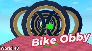 Obby But You're on a Bike (World 48) [Roblox]