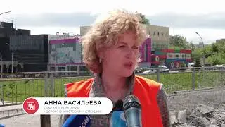 На мосту через Ипподромскую демонтируют дорожное покрытие