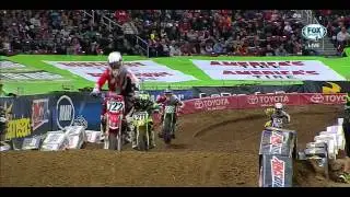 Adam Enticknap Crash AMA Supercross 2014 St Louis
