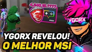 MELHOR EMULADOR MSI ✅ YGORX REVELOU E A MELHOR SENSI 😱