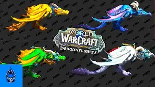 Dragonriding Mount Customization Options - Windborne Velocidrake - World of Warcraft Dragonflight