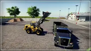 Farming Simulator 19 (CoursePlay) Применение фронтального погрузчика..
