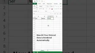 Automate Cell Borders with Conditional Formatting 