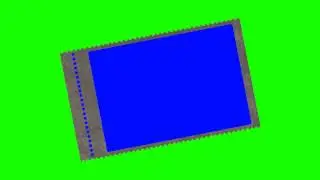 beautiful paper frame in green screen free stock footage