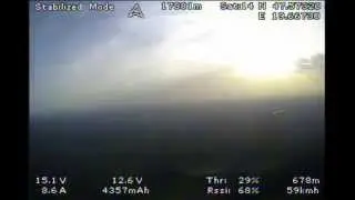 Skywalker X7 FPV long range flight 21 km.