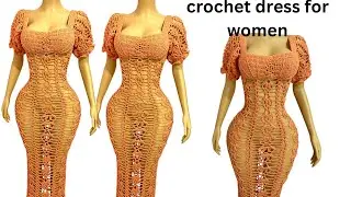 Easy crochet dress tutorial || Crochet Women dresses | Part 1