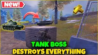 Metro Royale New Tank Boss Destroying All Buildings in Arctic Base / PUBG METRO ROYALE CHAPTER 18
