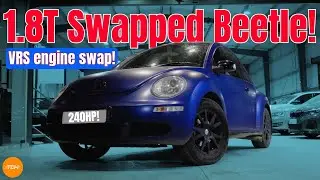 VRS 1.8T Swapped '10 VW Beetle making 240HP! 🤯 | Autoculture