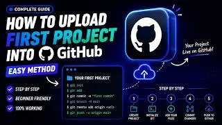 How to Upload Your First Project to GitHub | Beginner Tutorial 