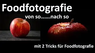 Foodfotografie mit Apfel