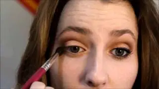 Golden Orangey Peach Eyes
