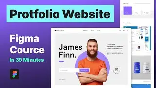Design a Best Portfolio Website | Figma Course | Speed art