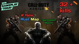 New Rust map TDM gameplay || COD MOBILE || call of duty mobile gameplay || By The Begginer Gamer ||