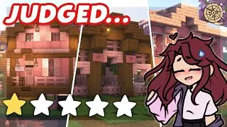 my house got JUDGED in Minecraft...