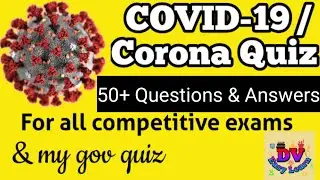 Covid-19 Quiz || Corona Quiz Questions and answers about Covid-19 & Corona