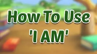 Learn How To Use 'I AM' In Sentences | Verb | Basic Grammar For Kids