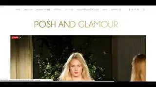Posh And Glamour Web Sitesi Tasarımı