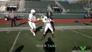 Linebacker Drills with MVP's Robotic Football Dummies