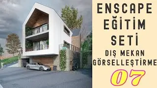 Sketchup Enscape Render Dış Mekan 07 - Enscape Kirli Kaplama