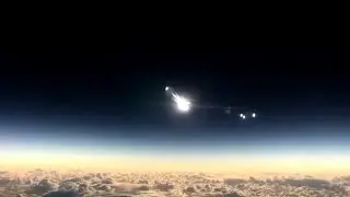 Eclipse total de Sol 8 de marzo de 2016 desde el avión de Alaska Airlines Solar 870