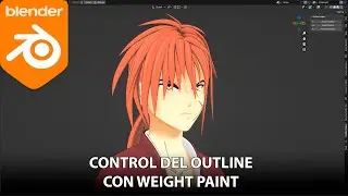Controlando Outline con Weight Paint
