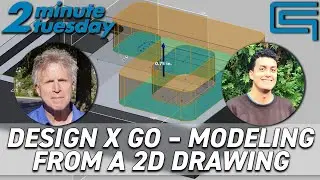 Design X Go – Modeling from a 2D Drawing | 2 Minute Tuesday
