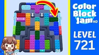 Color Block Jam Level 722 (721) Solution Walkthrough