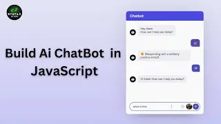 Build AI Chatbot in HTML CSS & JavaScript | AI Chatbot Tutorial in JavaScript