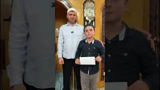 Награждение победителей и активных участников конкурса после пятничной проповеди