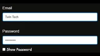 Show and Hide password with Toggle Button using HTML, CSS & JavaScript