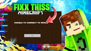 How to Fix Minecraft PE Server Joining Problem / Unable to Connect to World / 