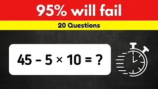 This Math Quiz Will Stump You!