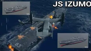 I Encountered JS Izumo (DDH-183) In Offline Match! - MODERN WARSHIPS