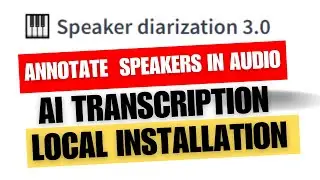 Install and Run Speaker Diarization 3 Locally to Transcribe Audio with LLM
