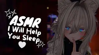 ASMR Wolfgirl Helps You Sleep 🤍 [Kisses, Sniff, Heartbeats]