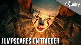 How to create a jumpscare with C# in Unity - BEGINNERS - MINI UNITY TUTORIAL