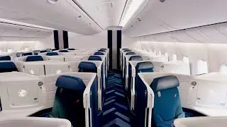Air France New Business Class Boeing 777 (Paris to Johannesburg)